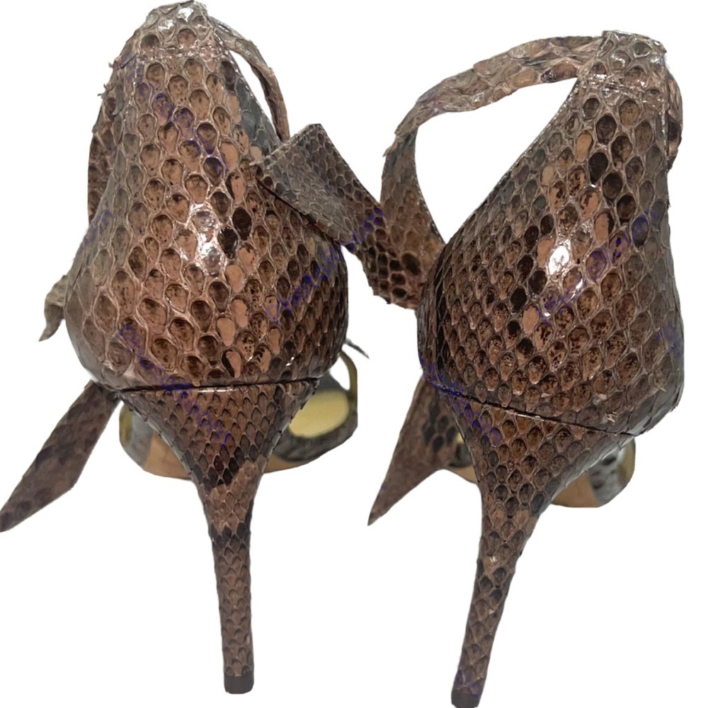 Alexandre Birman Clarita Python Heels 40 - image 5